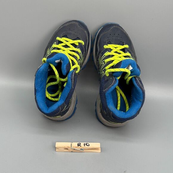 The North Face Hedgehog Mid Boy's 10 Navy Blue Hiking Boots Lace-Up Outdoor Shoe - Picture 10 of 10